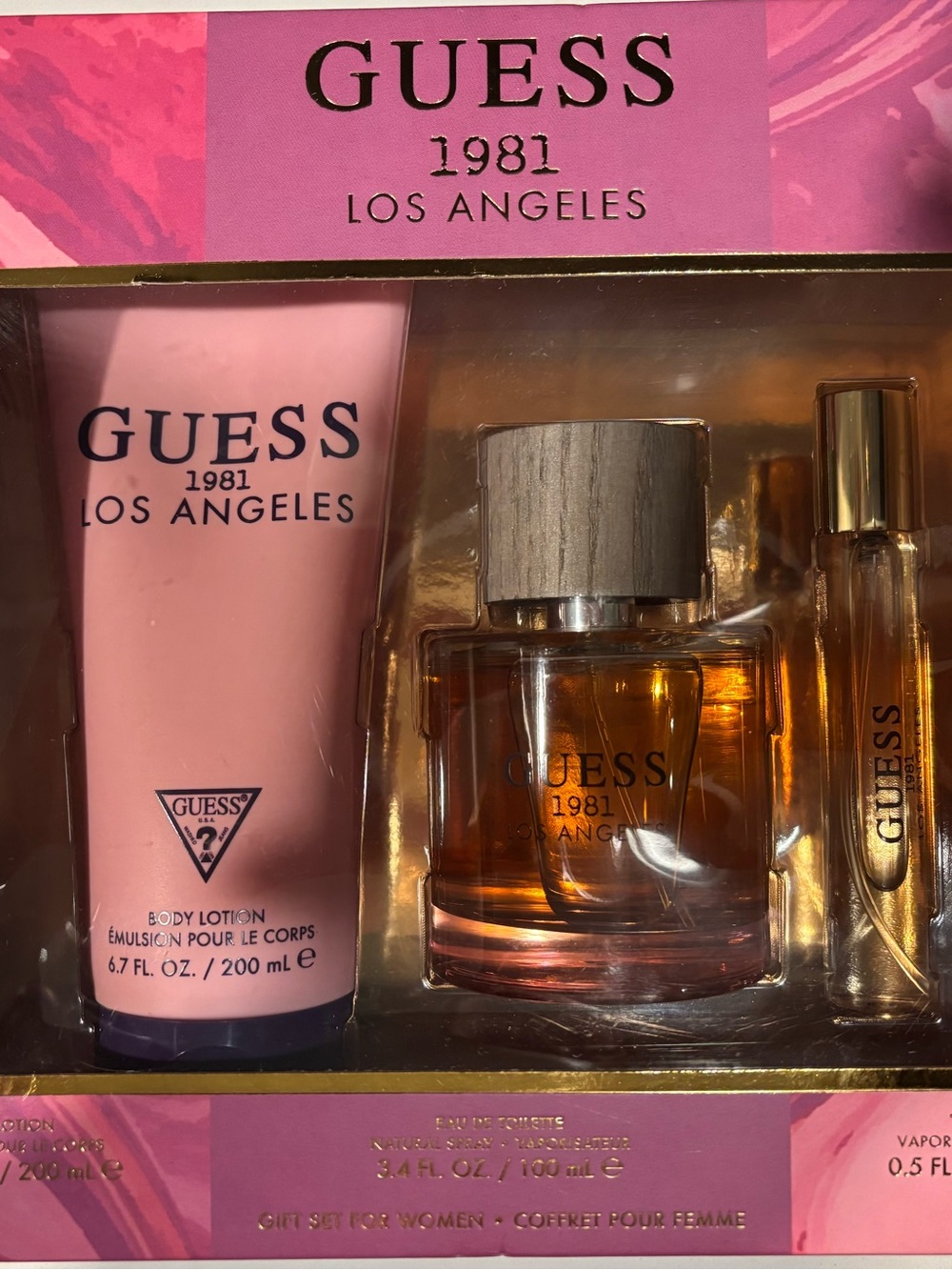 GUESS 1981 Los Angeles Gift Set - Pink & Amber